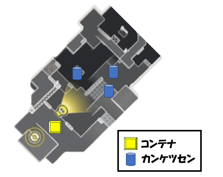 ゴンズイ地区ビッグラン満潮マップ
