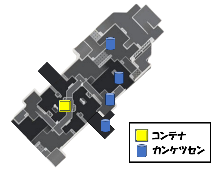ゴンズイ地区ビッグラン通常潮マップ
