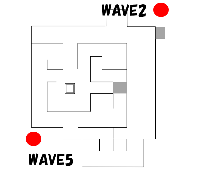 第2回バイトチームコンテストタマヒロイ出現位置WAVE2WAVE5