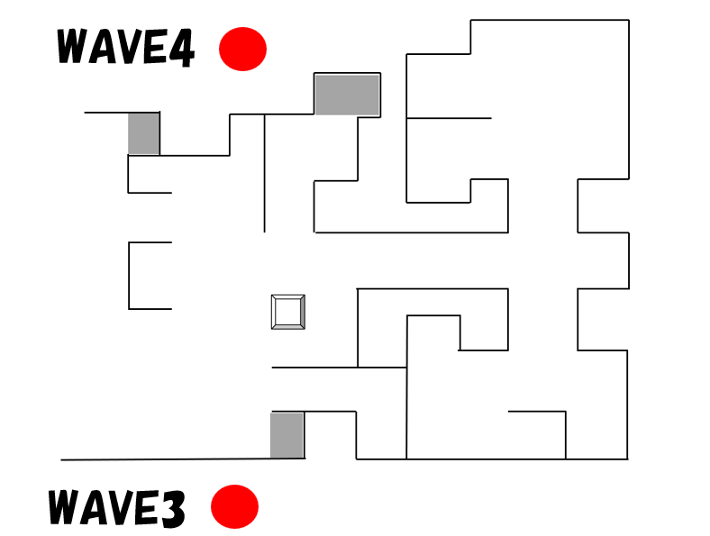 第2回バイトチームコンテストタマヒロイ出現位置WAVE3WAVE4